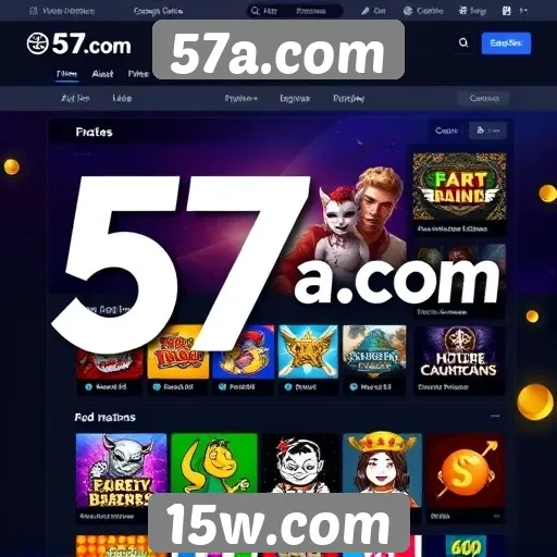 Interface do 57a.com é otimizada para melhor experiência