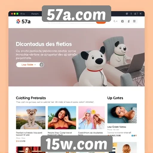 Explorando a interface do usuário no 57a.com